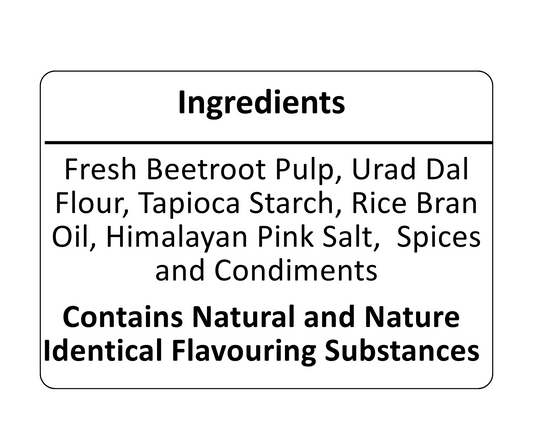 Beetroot Chips - Cream & Onion