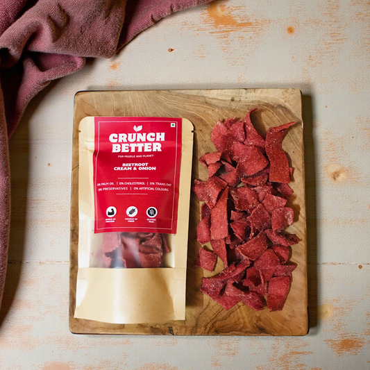 Beetroot Chips - Cream & Onion