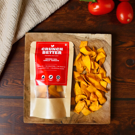 Moong Dal Chips - Chilly Tomato